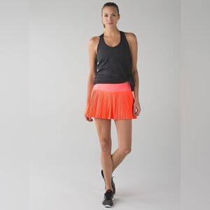 Lululemon Pleat To Street Skirt II Grapefruit Size 2